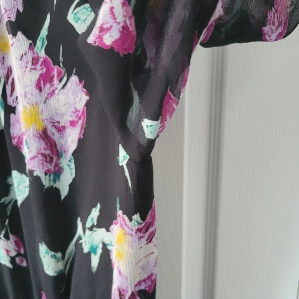 A.L.C Hollis Floral Silk Dress